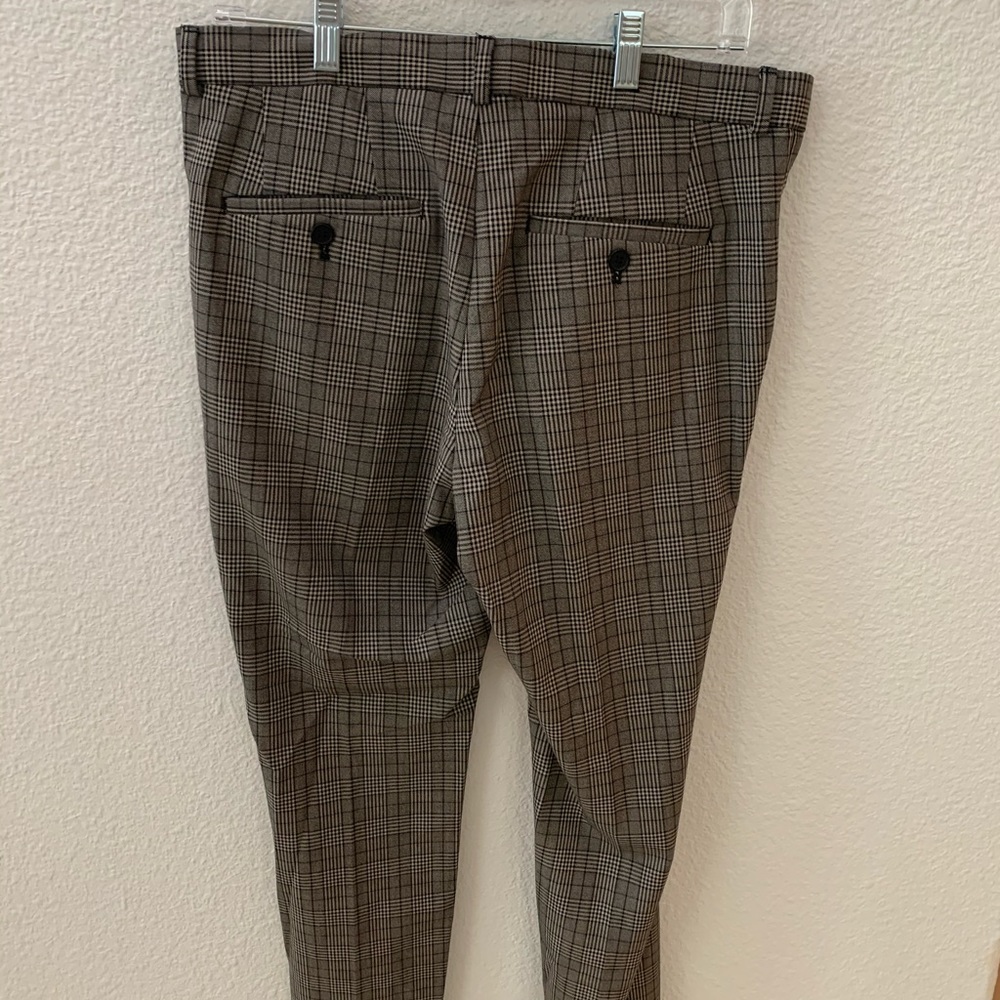 H&M SKINNY FIT SUIT TROUSERS.